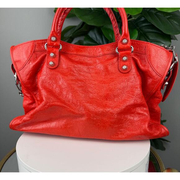 💎✨Authentic Balenciaga Le City Bag Red Retail $2950 - Picture 3 of 8
